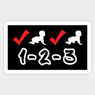 Check Baby Check Baby 1-2-3 Sticker